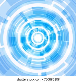 Abstract light blue background. Scientific or business concept. Vector illustration