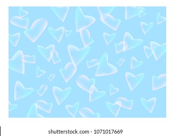 Abstract light blue background with shapes in the form of hearts.
Can be used for festive printing on wrapping paper, presents, gift wrapping, design of books, websites, phones and tablets.