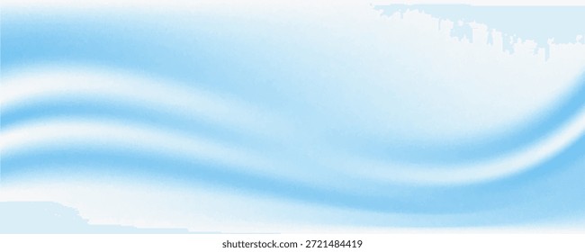 Abstract light blue background with smooth curves. Soft blue wavy background.

