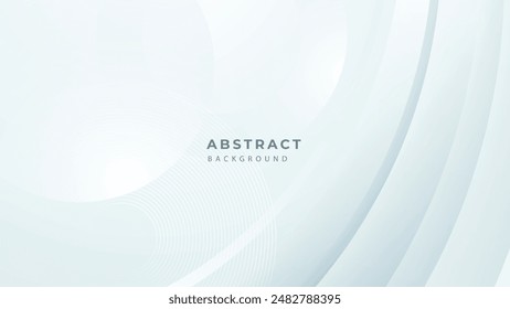 Abstractas fondo azul claro con color degradado blanco suave. Ilustración vectorial abstracta Diseño gráfico Anuncio patrón presentación fondo Web Plantilla