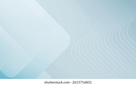 Abstract Light Blue Background with Soft Geometric Shapes and Clean Lines, Modern Minimalist Design for Digital Projects and Creative Presentations