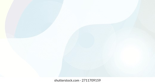 Abstrakter hellblauer Hintergrund mit weicher weißer Farbverlauf-Farbe. Vektorgrafik abstraktes Grafikdesign 