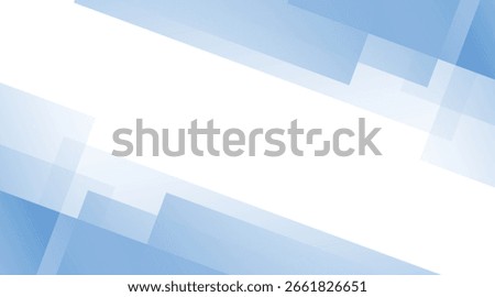 Abstract light blue background with square shapes overlapping