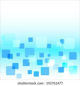 abstract light blue background with squares. vector illustration