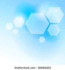 Abstract light blue background. A vector. 