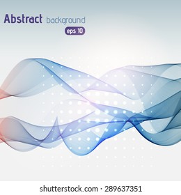 Abstract light blue background. Vector illustration