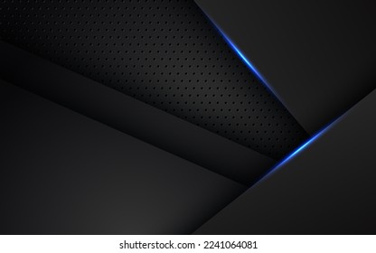 fondo de textura gris concepto de diseño de marco de diseño de marco de espacio negro azul claro abstracto. vector eps10