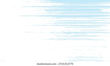Las pinceladas Abstractas de color azul claro crean un patrón de línea Horizontal texturizada sobre un fondo blanco limpio, ofreciendo un elemento visual minimalista y artístico para el Diseño gráfico y el arte digital