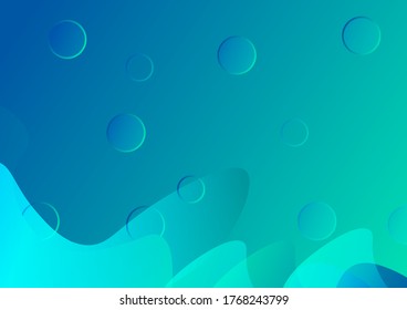 Abstract light blue color gradient background.