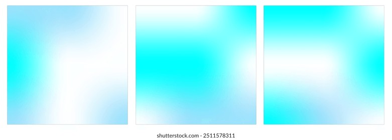 Abstrakte hellblaue Farbe modernen Hintergrund mit Farbverlauf gemischte Farben. Unscharfe Highlights. Farbverlauf bunte nahtlose Hintergrundtextur. Azure blau und grün Farbe Mesh Hintergrund. EPS-Vektor