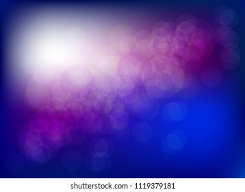 abstract light blue colorful bokeh background.vector