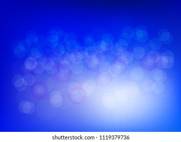 abstract light blue colorful bokeh background.vector