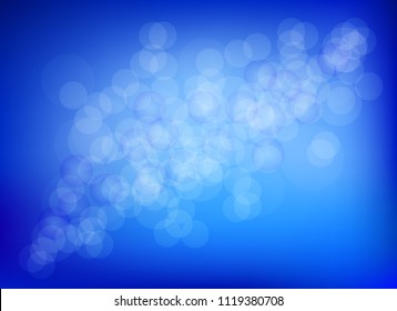 abstract light blue colorful bokeh background.vector