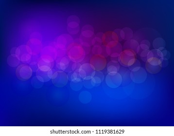 abstract light blue colorful bokeh background.vector