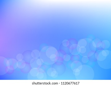 abstract light blue colorful bokeh defocused background.beautiful vector