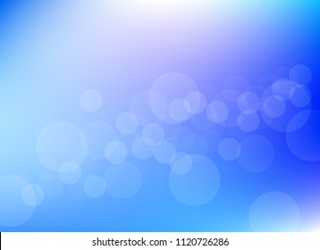 abstract light blue colorful bokeh defocused background.beautiful vector