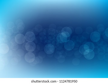 abstract light blue colorful bokeh defocused background.beautiful vector