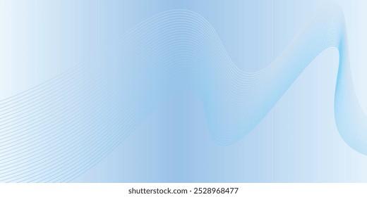 Composição abstrata de azul claro com formas fluidas.