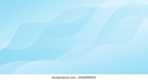 Fondo de la curva azul claro abstracto, fondo de pantalla dinámico de belleza azul con formas de onda. Conveniente para los banners de la venta del negocio, anuncios, acontecimientos, plantillas, páginas, Web, y otros