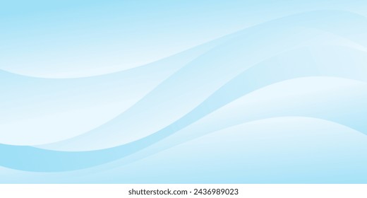 Fondo de la curva azul claro abstracto, fondo de pantalla dinámico de belleza azul con formas de onda. Conveniente para los banners de la venta del negocio, anuncios, acontecimientos, plantillas, páginas, Web, y otros