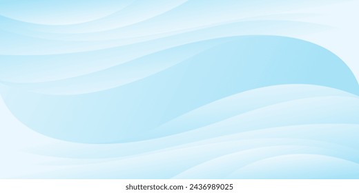 Fondo de la curva azul claro abstracto, fondo de pantalla dinámico de belleza azul con formas de onda. Conveniente para los banners de la venta del negocio, anuncios, acontecimientos, plantillas, páginas, Web, y otros