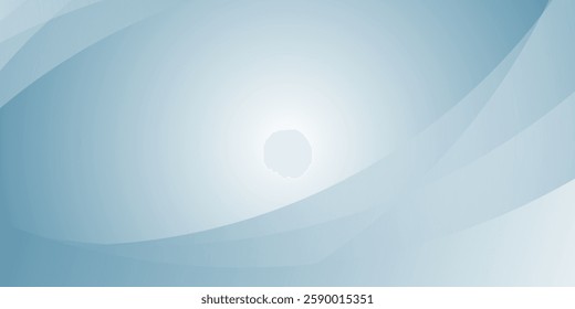 Abstract light blue curve background. Modern and simple banner template design. Elegant blue curve elements on white background. Transparent curve shapes. EPS10