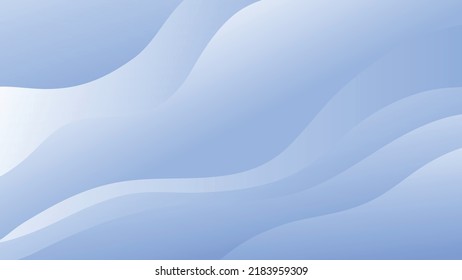 Abstract Light Blue Curve Graphic Background With Copy Space For Text.