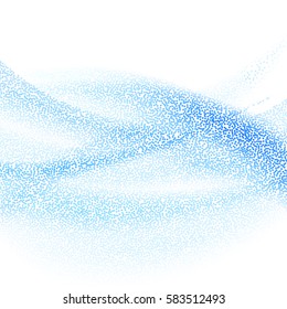 Abstract light blue dotted background. Vector eps10 illustration