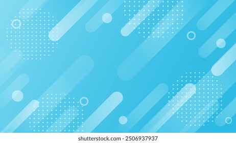 Abstract light blue dynamic background design. Modern geometric wallpapers. Suitable for templates, presentations, sale banners, ads, events, websites and pages