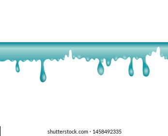 Abstract light blue flowing on white background vector illustration