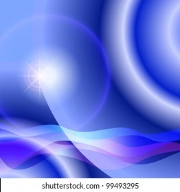 abstract light blue, gentle vector background