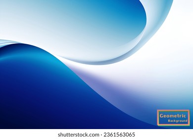 Abstract light blue  geometric background. Dynamic shapes composition. Vector illustration.