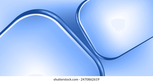 Abstract light blue geometric background. Dynamic shapes composition. Cool background design for posters. Vector illustration. Basic RGB