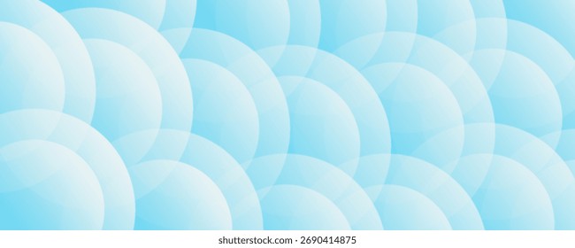 Abstract light blue geometric background with circles design.  Perfect for Business background hitech technology digital design illustration web template background backdrop desktop wallpaper bubbles.