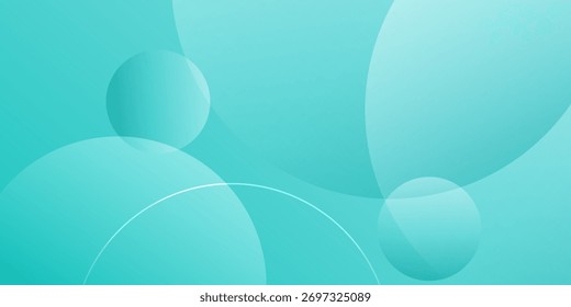 Abstrakter hellblauer geometrischer Hintergrund mit Kreisdesign. abstrakter Hintergrund mit wellenförmiger Linie.