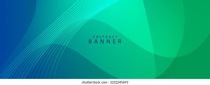 Abstract light blue geometric wave modern design background