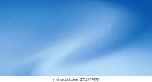 Abstract light blue gradient background with grainy noise texture. Ideal for presentations, web design and artistic projects that require a classy aesthetic.