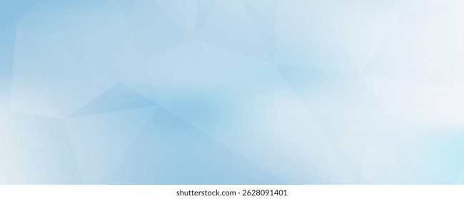Fundo azul claro e cinza abstrato texturizado por triângulos caóticos. Padrão de vetor geométrico. Cores CMYK