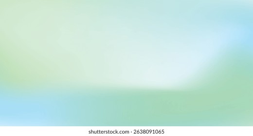 Abstract Light Blue  Green vector blurred background. style with gradient. Elegant background simple or a brand book.