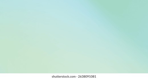 Abstract Light Blue  Green vector blurred background. style art with gradient. Elegant background simple good or a brand book.