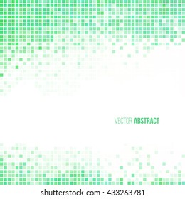 Abstract light blue green and white geometric background