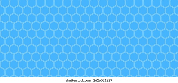 Abstract light blue hexagon pattern.  Perfect for backgrounds, websites, presentations, or technology concepts.  Clean, modern, and geometric design representing connectivity, structure, or teamwork.