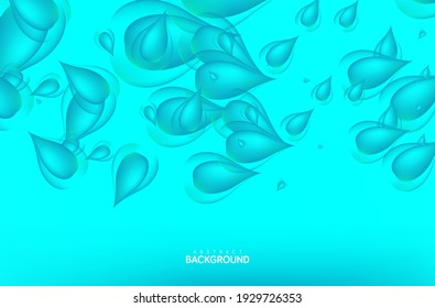 Abstract light blue mesh gradient background or wallpaper backdrop, banner website template. vector eps.