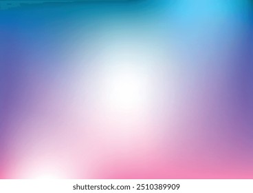 Fondo de color de degradado Abstractas azul claro pastel. fondo de degradado colorido de fuzz de luz borrosa. fondo Horizontal suave de Vector. fondo de diseño de Vector de ilustración.