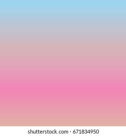 Abstract light blue and pink blurred gradient background. Vector illustration. Concept for your graphic design, banner or poster