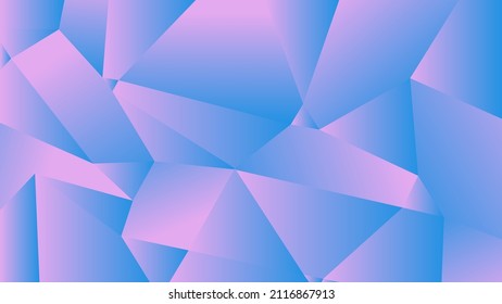 abstract light blue and pink geometric pattern background for modern creative graphic design. vector illustration