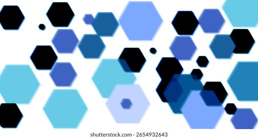 Fondo Abstractas del elemento del patrón del hexágono del gradiente púrpura y blanco claro. Diseño de geometría superpuesta. Concepto gráfico hexagonal de estilo simple moderno. Vector.