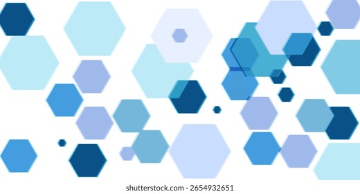 Fondo Abstractas del elemento del patrón del hexágono del gradiente púrpura y blanco claro. Diseño de geometría superpuesta. Concepto gráfico hexagonal de estilo simple moderno. Ilustración vectorial.