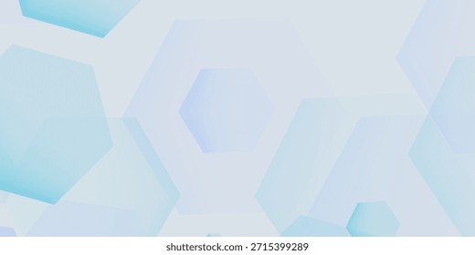 Fondo Abstractas del elemento del patrón del hexágono del gradiente púrpura y blanco claro. Diseño de geometría superpuesta. Concepto gráfico hexagonal de estilo simple moderno. Ilustración vectorial