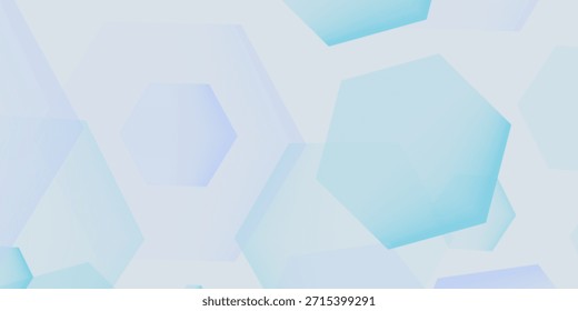 Fondo Abstractas del elemento del patrón del hexágono del gradiente púrpura y blanco claro. Diseño de geometría superpuesta. Concepto gráfico hexagonal de estilo simple moderno. Ilustración vectorial